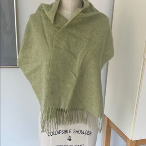 Etro Light Green Wrap Scarf